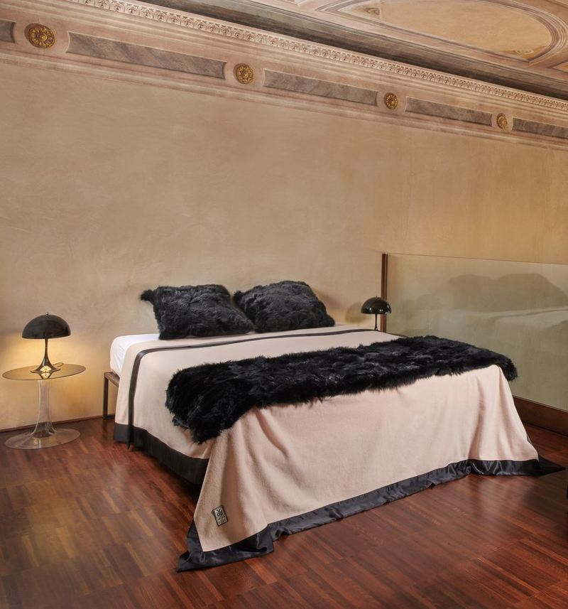 Illustration for article titled Luxury Real Fur Blankets, Throws & Pillows made with Authentic Toscana Sheep Fur